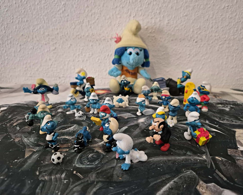 Schlümpfe figuren konvolut - schlümpfe,
