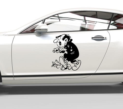 Autoaufkleber die schlümpfe - die,