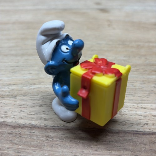 Schleich schlumpf mit geschenk - mit,